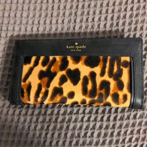 New w Tags Kate Spade leopard wallet
